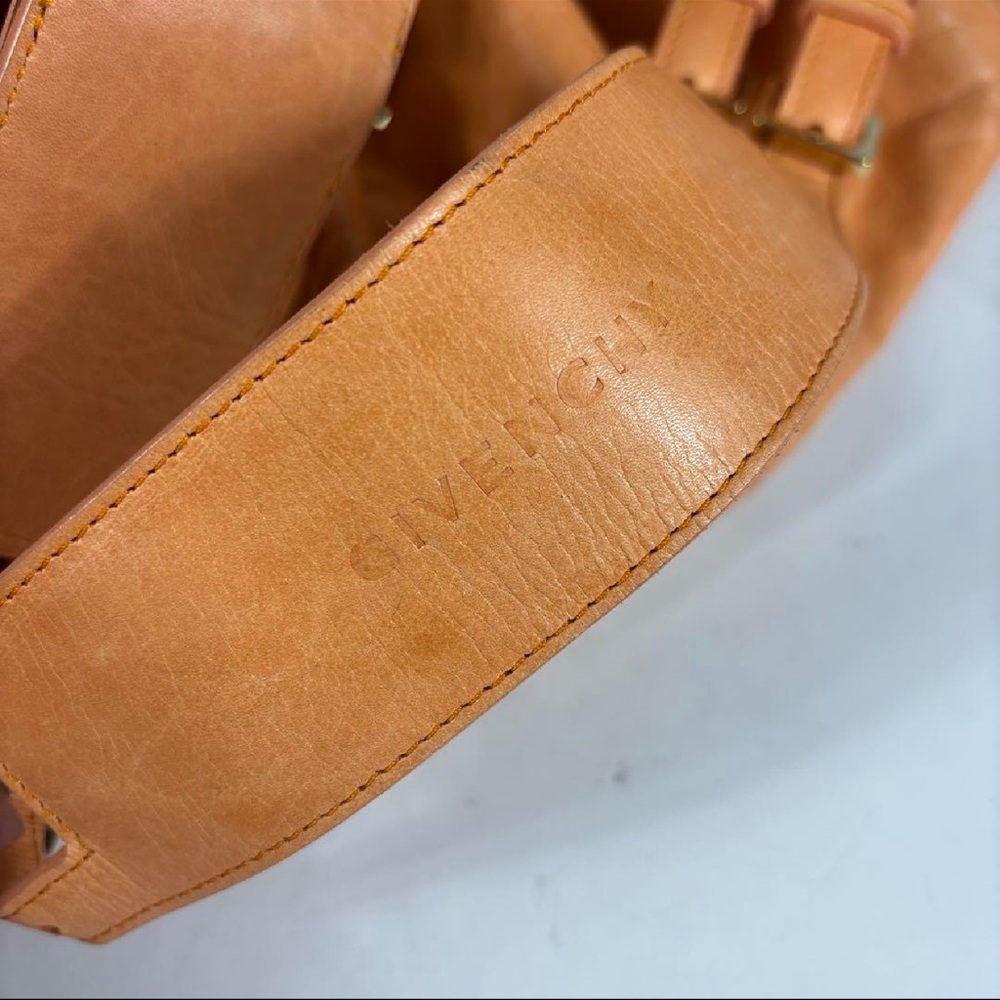 Givenchy Leather Bucket Bag with Tassel in Tan Brown - Picture 15 of 17